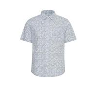 CASUAL FRIDAY CFAnton SS AOP Leaves Shirt Herren Kurzarmhemd Hemd Herrenhemd Hemdkragen 100% Baumwolle Regular fit, Größe:3XL, Farbe:Chambray Blue (154030)