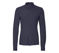 Casual Friday Slim Fit Freizeithemd mit Kentkragen Modell 'ARTHUR' in Marine, Größe L