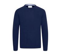 CASUAL FRIDAY CFKarl Herren Strickpullover Feinstrick Pullover mit Rippkragen Rippbündchen Regular fit, Größe:L, Farbe:Navy Blazer (193923)