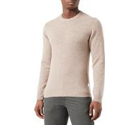 CASUAL FRIDAY CFKarl Herren Strickpullover Feinstrick Pullover mit Rippkragen Rippbündchen Regular fit, Größe:L, Farbe:Silver Mink Melange (1713121)