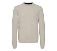 Casual Friday Strickpullover aus Woll-Mix Modell 'KARL' in Offwhite, Größe L