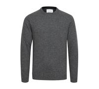 Strickfleece-Pullover CASUAL FRIDAY "Strickpullover CFKarl", Herren, Gr. S, grau (pewter mix), Obermaterial: 80% Wolle WO. 20% Polyamid PA., Pullover (95626158-S) pewter mix