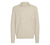 Strickfleece-Pullover CASUAL FRIDAY "Strickpullover CFKarl", Herren, Gr. XXL, beige (light sand melange), Obermaterial: 50% Polyacryl PAN. 28% Polyester PES. 22% Nylon NY., Pullover (64819915-XXL) lig