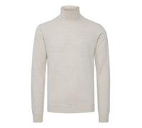 Casual Friday Rollkragenpullover aus Woll-Mix in Beige, Größe XXL