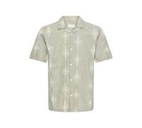 Casual Friday - CFLEOPOLD SS EMBROIDERED SHIRT mermaid melange - Gr. - M