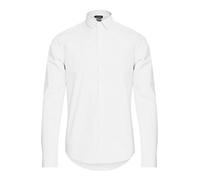 CASUAL FRIDAY CFPalle Slim Fit Shirt Herren Business Hemd Herrenhemd unifarben mit Kentkragen, Größe:S, Farbe:Bright White (50105)