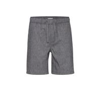 Shorts CASUAL FRIDAY "Shorts CFPhelix" Gr. S, N-Gr, blau (schwarz navy melange), Herren, Obermaterial: 35% Polyester Pol. recyc.. 22% Baumwolle CO. Leinen LI. 19% Viskose LENZINGu00bf ECOVEROu00bf CV