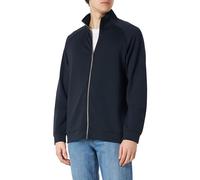 CASUAL FRIDAY CFSigurd Herren Sweatjacke Cardigan Jacke Sweater mit Reißverschluss Stehkragen leicht elastisch Regular fit, Größe:L, Farbe:Dark Navy (194013)