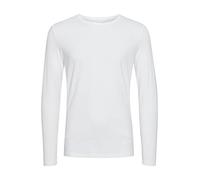 Casual Friday Slim Fit Longsleeve mit Stretch-Anteil Modell 'Theo' in Weiß, Größe L, Artikelnr. 1366696L Weiß L Herren