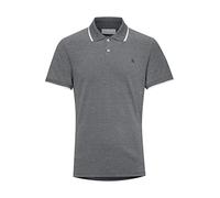 CASUAL FRIDAY CFTristan Two Tone Polo Shirt Herren Poloshirt Polohemd T-Shirt mit Polokragen aus 100% Baumwolle, Größe:XXL, Farbe:Anthracite Black (194007)