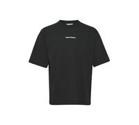T-Shirt CASUAL FRIDAY "T-Shirt CFTue", Herren, Gr. XL, schwarz (anthrazit schwarz), Obermaterial: 100% Baumwolle CO., casual, relaxed fit normal, Rundhals, Halbarm, Shirts (26451552-XL) anthrazit schw