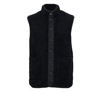 CASUAL FRIDAY CFvitus teddy vest Herren Weste Fleece Outdoor Weste Teddyweste mit Druckknöpfen und Stehkragen, Größe:XL, Farbe:Dark Navy (194013)