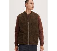 CASUAL FRIDAY Fleeceweste Herren braun, L