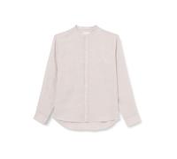 Casual Friday Slim Fit Freizeithemd aus Leinen Modell 'Anton' in Stein, Größe M