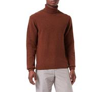 Casual Friday Herren Karl roll Neck Bounty Knit Pullover, 1810271/Bison Melange, XL