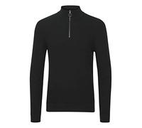 Troyer CASUAL FRIDAY "Troyer CFKarlo", Herren, Gr. XL, schwarz (anthrazit schwarz), Obermaterial: 100% Baumwolle CO., Pullover Troyer (98984714-XL) anthrazit schwarz