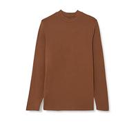 Casual Friday Herren Theo LS Turtle Neck T-Shirt, 180930/Coffee Lique£r, XL