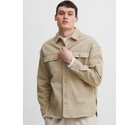 CASUAL FRIDAY Jeanshemd Herren Comfort Fit Baumwolle beige, S
