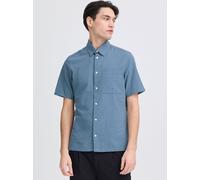 Kurzarmhemd CASUAL FRIDAY "Kurzarmhemd CFAaberg Structured", Herren, Gr. XL, N-Gr, blau (bering sea), Obermaterial: 100% Baumwolle CO., Hemden (37855768-XL) bering sea