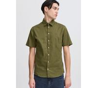 CASUAL FRIDAY Kurzarmhemd Herren Leinen grün, XXL