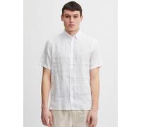 Kurzarmhemd CASUAL FRIDAY "Kurzarmhemd CFAton", Herren, Gr. 3XL, N-Gr, weiß (snow weiß), Obermaterial: 100% Leinen LI., Hemden (29694669-3X) snow weiß