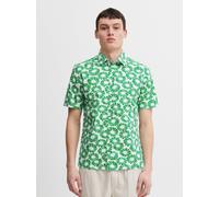 CASUAL FRIDAY CFAnton Flower Printed Shirt Herren Kurzarmhemd Herrenhemd Hemd Button-Down-Kragen Gemustert Regular Fit, Größe:L, Farbe:Jelly Bean (176030)