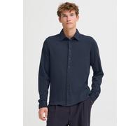 CASUAL FRIDAY Langarmhemd Herren Regular Fit Baumwolle blau, M