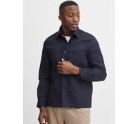 Langarmhemd CASUAL FRIDAY "Langarmhemd CFAnton", Herren, Gr. XXL, N-Gr, schwarz (schwarz navy), Obermaterial: 100% Baumwolle CO., Hemden (67074533-XXL) schwarz navy