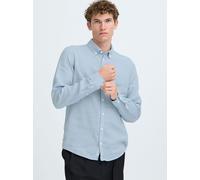 Langarmhemd CASUAL FRIDAY "Langarmhemd CFAnton", Herren, Gr. XXL, N-Gr, blau (chambray blau), Obermaterial: 100% Leinen LI., Hemden (40191601-XXL) chambray blau
