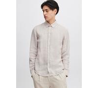 Langarmhemd CASUAL FRIDAY "Langarmhemd CFAnton", Herren, Gr. XL, N-Gr, beige (chateau gray), Obermaterial: 100% Leinen LI., Hemden (64334446-XL) chateau gray