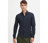 CASUAL FRIDAY Langarmhemd Herren Slim Fit Baumwolle blau, L