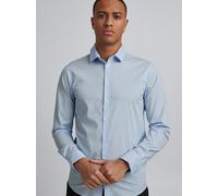 CASUAL FRIDAY Langarmhemd Herren Slim Fit Baumwolle hellblau, L