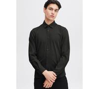 Langarmhemd CASUAL FRIDAY "Langarmhemd CFArthur", Herren, Gr. M, N-Gr, grau (schwarz shadow), Obermaterial: 72% Baumwolle CO. 24% Polyester PES. 4% Elasthan EL., Hemden (43934941-M) schwarz shadow