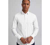 CASUAL FRIDAY Langarmhemd Herren Slim Fit Baumwolle weiß, XXXL