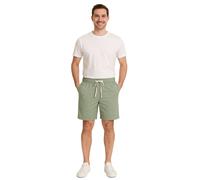 CASUAL FRIDAY Sigge Herren Freizeit-Bermuda Chino-Hose mit Gummibund Baumwoll-Shorts kurze Hose 20505130 185806 Grün M
