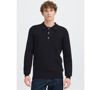 Casual Friday Strickpullover mit Polokragen Modell 'ABEL' in Black, Größe XXL