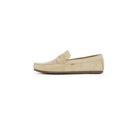 Tommy Hilfiger Herren Loafer aus Wildleder, Beige (Beige/Brown), 43
