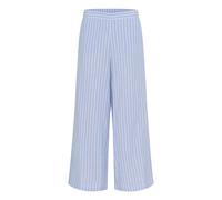 Stoffhose KAFFE "Hose BPmalena", Damen, Gr. 34, N-Gr, blau (ebbandflow meliert, chalk stripe), Obermaterial: 100% Baumwolle CO., Hosen Stoffhose (45513307-34) ebbandflow meliert, chalk stripe