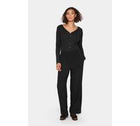 Casual Hose Gerade Passform Blac M