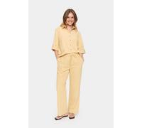 Casual Hose Gerade Passform Croissant yellow S