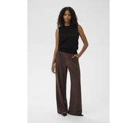 Stoffhose KAFFE "Hose KAbeatrice", Damen, Gr. 36, N-Gr, braun (seal braun), Obermaterial: 92% Polyester PES. 8% Elasthan EL., Hosen Stoffhose (93009853-36) seal braun