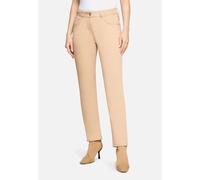 Slim-fit-Jeans BETTY BARCLAY "Damen mit aufgesetzten Taschen", Damen, Gr. 46, Normalgrößen, classic beige, Obermaterial: 92% Baumwolle, 6% Elastomultiester, 2% Elasthan, Basic, slim fit, Jeans Slim-fi