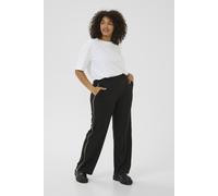 Stoffhose KAFFE "Hose KAjenny", Damen, Gr. S, N-Gr, schwarz (schwarz deep), Obermaterial: 76% Polyester Pol. recyc.. 20% Viskose CV. 4% Elasthan EL., Hosen Stoffhose (65687854-S) schwarz deep