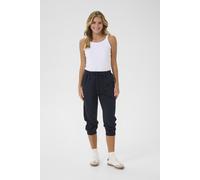 Stoffhose KAFFE "Casual Hose KAanne", Damen, Gr. M, N-Gr, blau (midnight marine), Obermaterial: 85% Baumwolle CO. 15% Polyester PES., Hosen Stoffhose (79138938-M) midnight marine