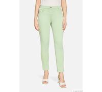 Stoffhose BETTY BARCLAY "Damen Slim Fit", Damen, Gr. 44, Normalgrößen, foam grün, Obermaterial: 64% Baumwolle, 33% Polyester, 3% Elasthan, slim fit 7/8-Länge, Hosen Stoffhose, Passenabtrennung (934134