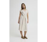 ICHI - Ärmelloses Hemdblusenkleid - IHLINNO weiß - Gr. - 34