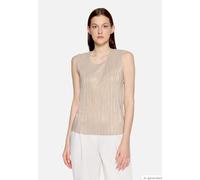 Betty Barclay – Ärmelloses Plissee-Top – Beige – Gr. 46