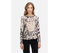 Casual-Shirt mit Gummizug Beige/Taupe 44