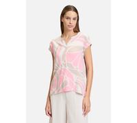 Betty Barclay T-Shirt mit V-Ausschnitt in Rose, Größe 36