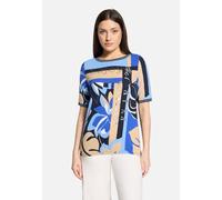 Casual-Shirt mit Tunnelzug Dunkelblau/Blau 44